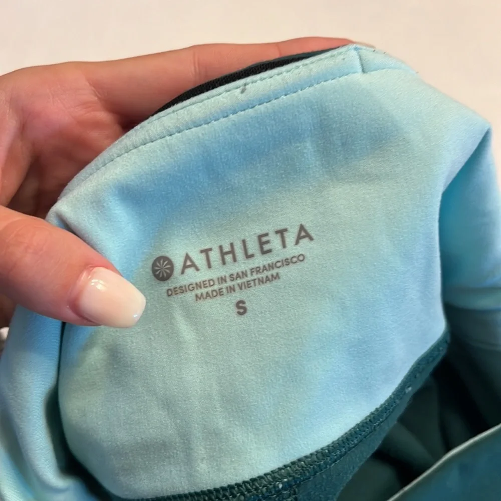 Athleta Elation Colorblock Asym 7/8 Leggings - Picture 5 of 8